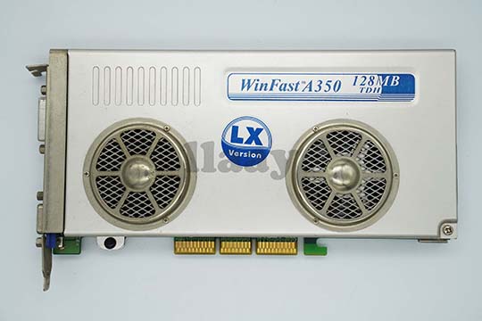 丽台Winfast A350 LX TDH 128MB显示卡（nVIDIA GeForce FX5900芯片）